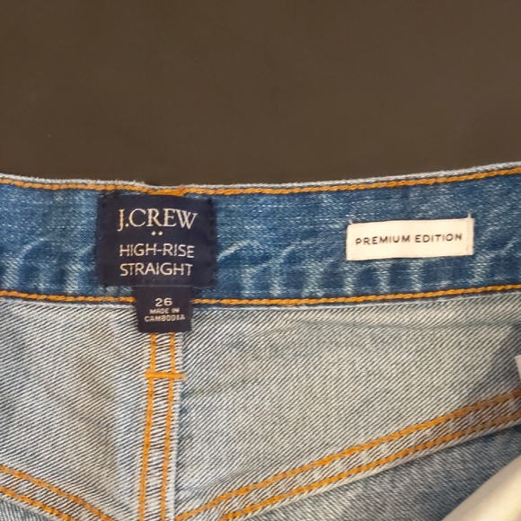 J. Crew Factory Light Blue Straight Jeans - Picture 5 of 7